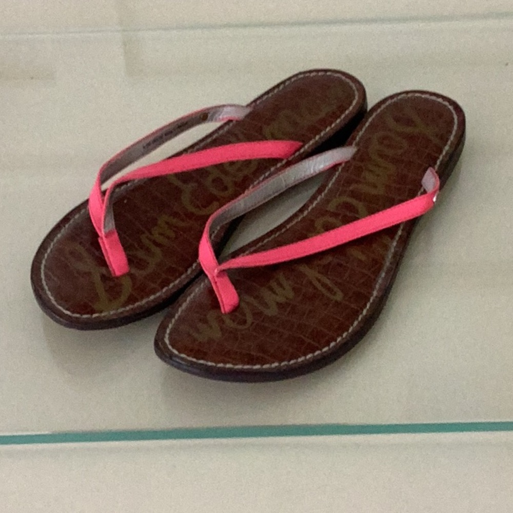 Sam Edelman Pink and Brown Sandals